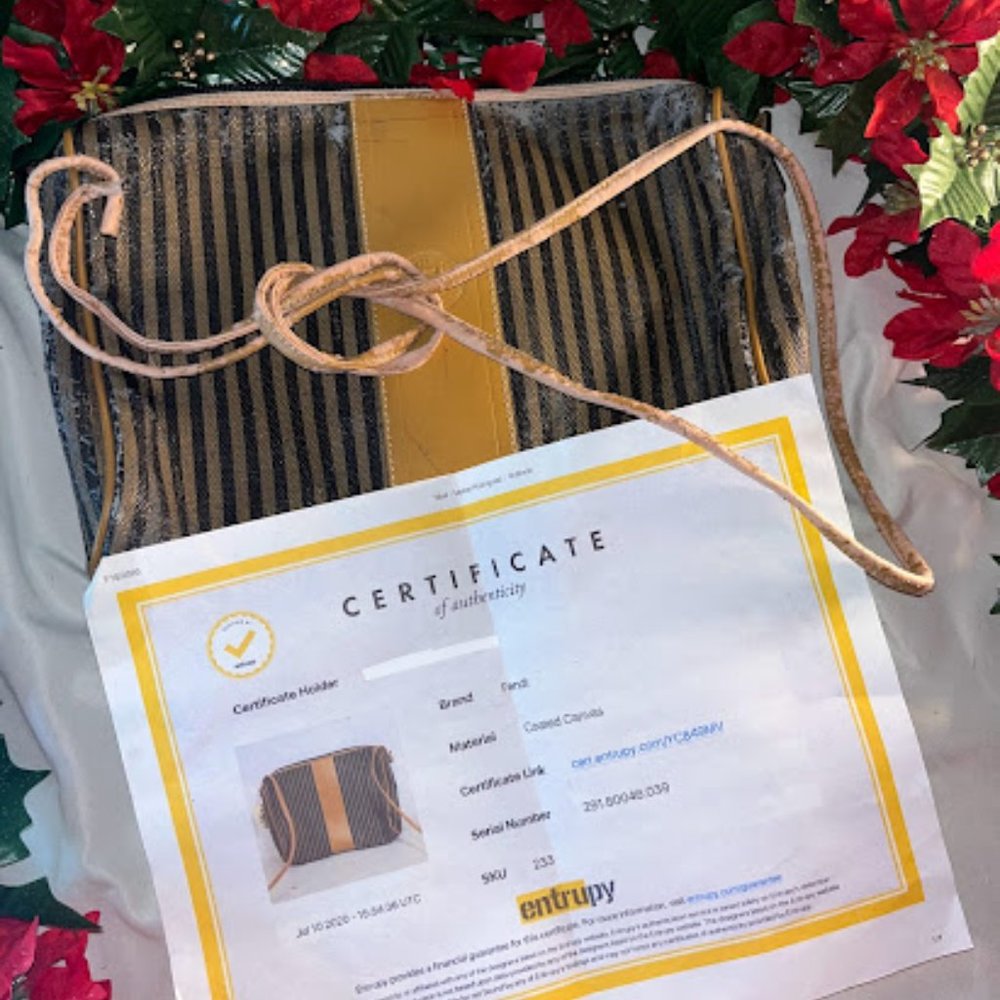 💛Vintage Fendi Striped Crossbody💛 - Picture 11 of 11